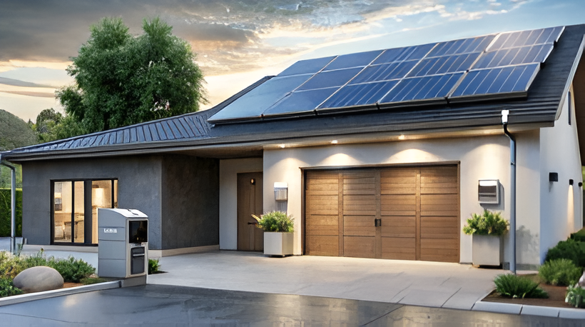 Panneaux solaire borne de recharge